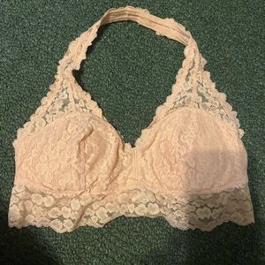 Aerie animal lace halter bralette